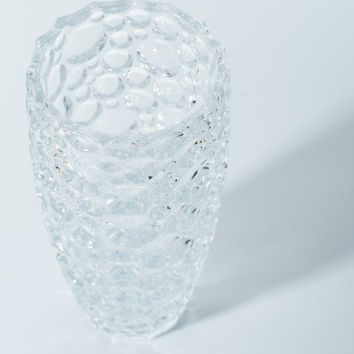 White Bubble Crystal Vase