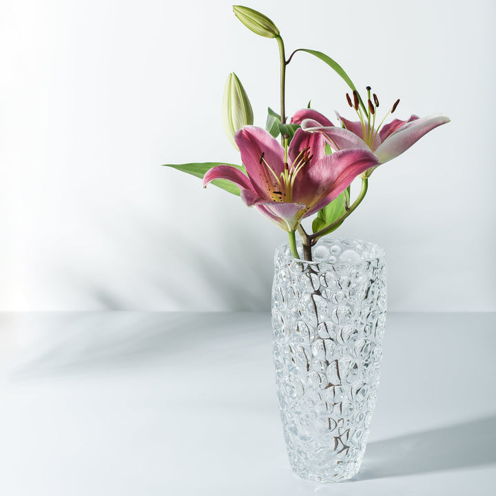 White Bubble Crystal Vase